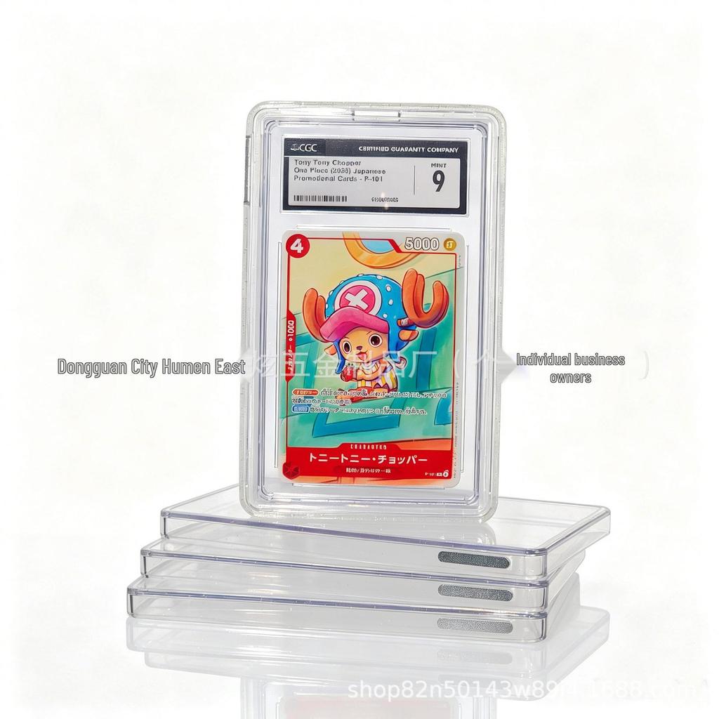 PSA35PT Graded Card TPU Double-Sided Case with UV Protected Display for Pokemon Cards