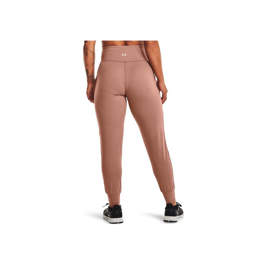 Under Armour Logo Solid Color Training Slim Fit Pants Women pants Brown 1371021-270