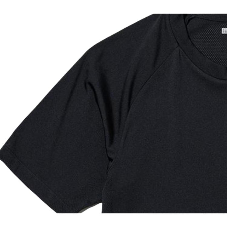 UNIQLO Solid Color Loose Fit Crew Neck Short Sleeve T-Shirt Men tops 445173-09