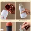 350 ml 5-Loch-Squeeze-Gewürzflaschen mit Düsen aus Kunststoff für Ketchup, Senf, scharfe Saucen, Olivenölflaschen, Küchenzubehör