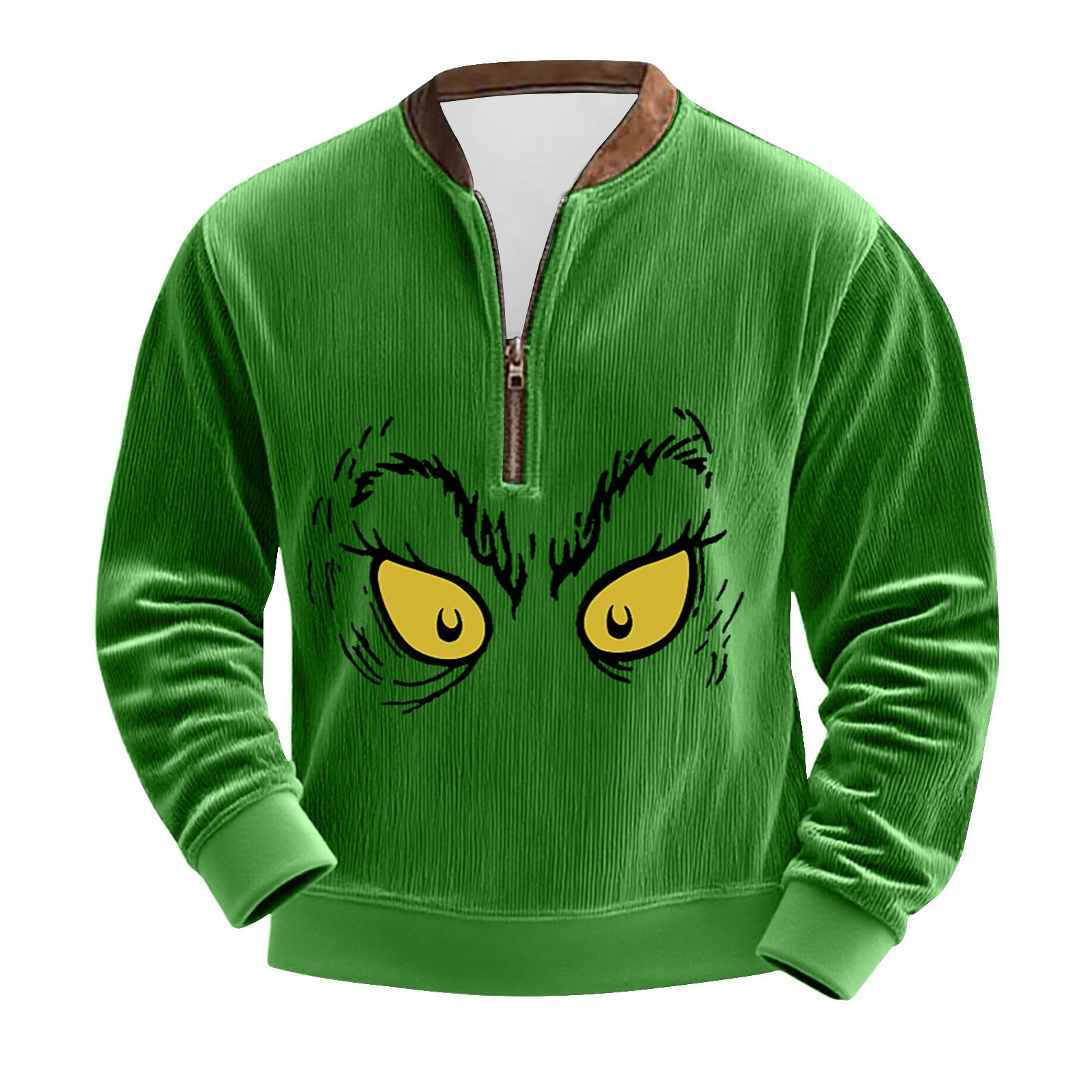 

Мужской вельветовый топ с рождественским принтом XL винный