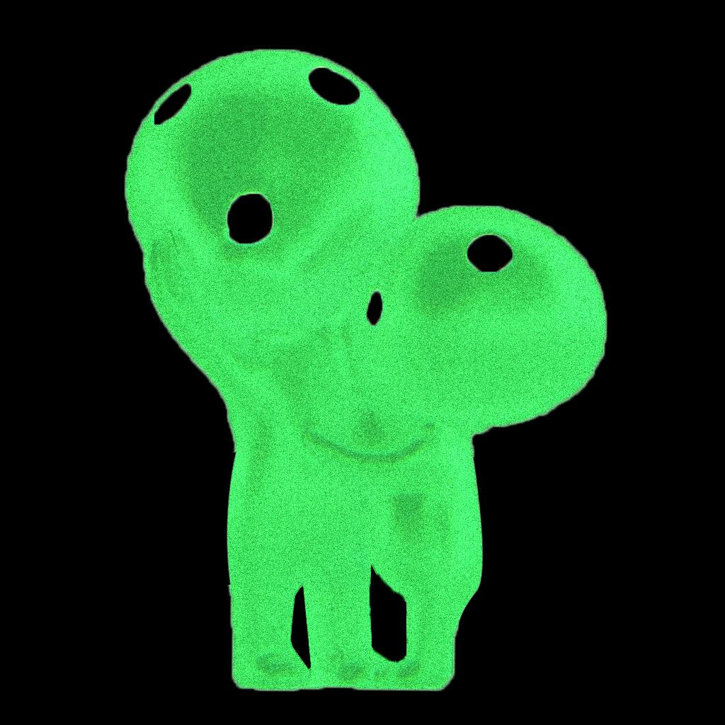 Resin Luminous Tree Elves Spirit Kodama Potted Decoration