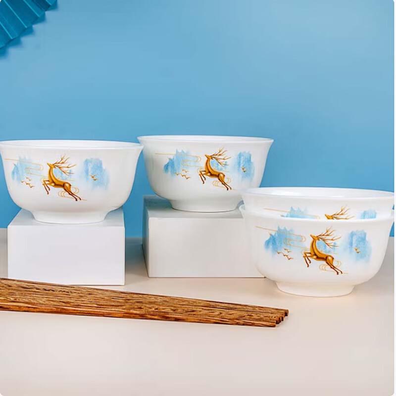 Tang Hui Enamel Bowl & Chopstick Set