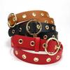 Women'S Belt Women'S Decorative Jeans Belt Round Buckle Hollow Air Eye Belt