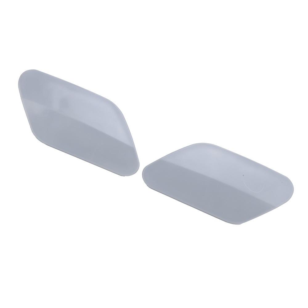 2PCS ABS Headlight Washer Cover for Vauxhall Opel Insignia 2008‑2014 Lamp Side Trim Renew серый