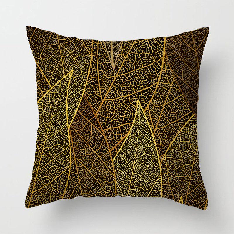 Home Decor Schwarz Bedruckter Kissenbezug Weicher Kissenbezug Schlafzimmer Auto Kissenbezug