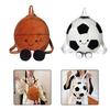 New Fun Sports Football Basketball Plush Toy Shoulder Bag Doll Children's Gift Creative Doll Backpack