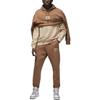 Jordan Logo Printed Fitted Hoodie Men hoodies Khaki FB7291-281