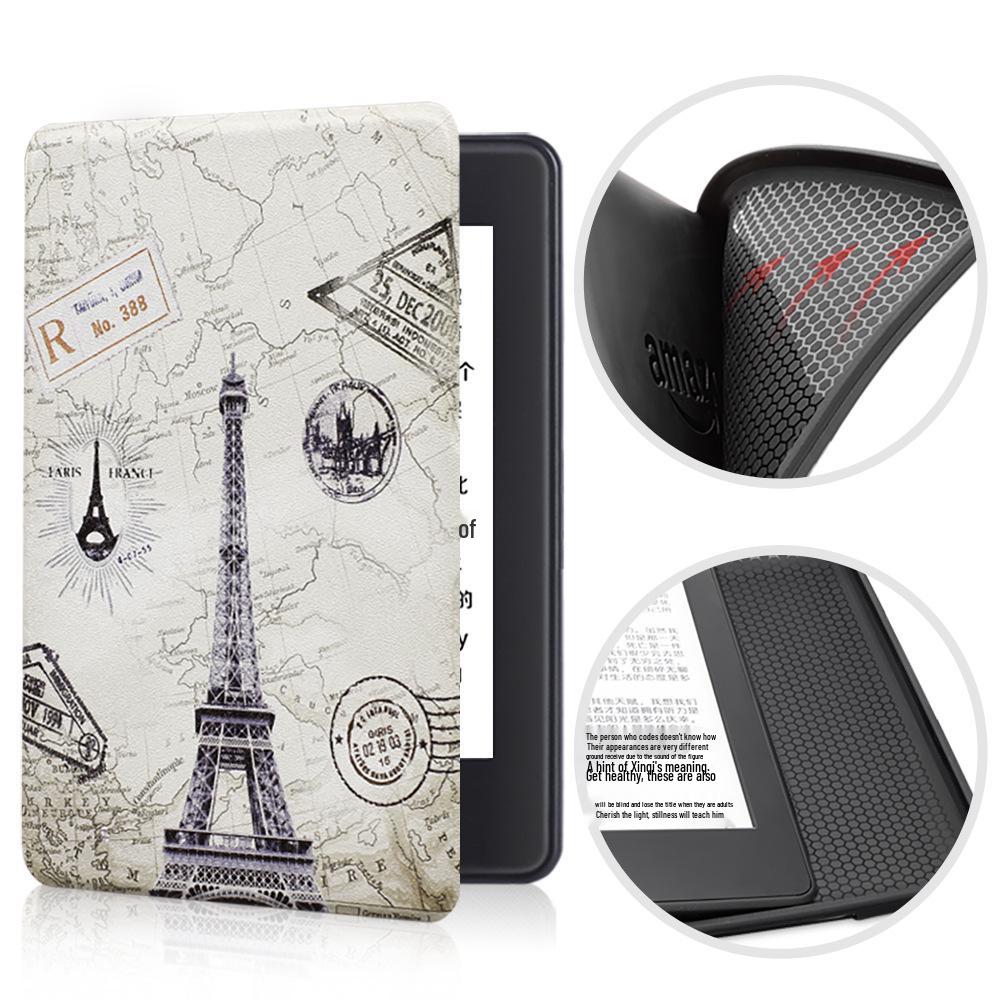 

2021 Раскрашенный защитный чехол из ТПУ для Kindle Paperwhite 11-го поколения, Мягкий кожаный чехол, 6,8 дюйма. Painted TPU