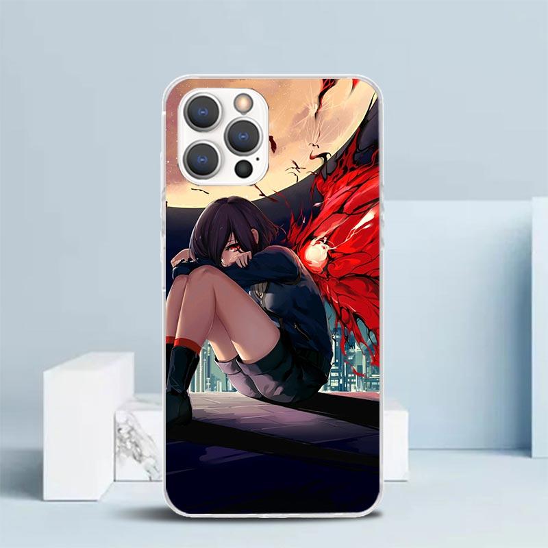 

G-Ghoul Tokyo Touka Kirishima Phone Case For IPhone 16 17 Air 16E 15 14 Plus 13 Mini 12 11 Pro Max 7 8 + SE 2020 Soft TPU Back C iPhone 12 (12 Pro)