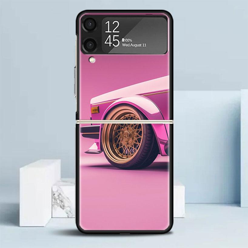 

MK1 Golf Vintage Car Black Cover for Samsung Galaxy Z Flip 7 6 5 4 3 5G Phone Case Flip7 Flip6 Flip5 Flip4 Flip3 Pattern Case Ga Samsung Z Flip 7