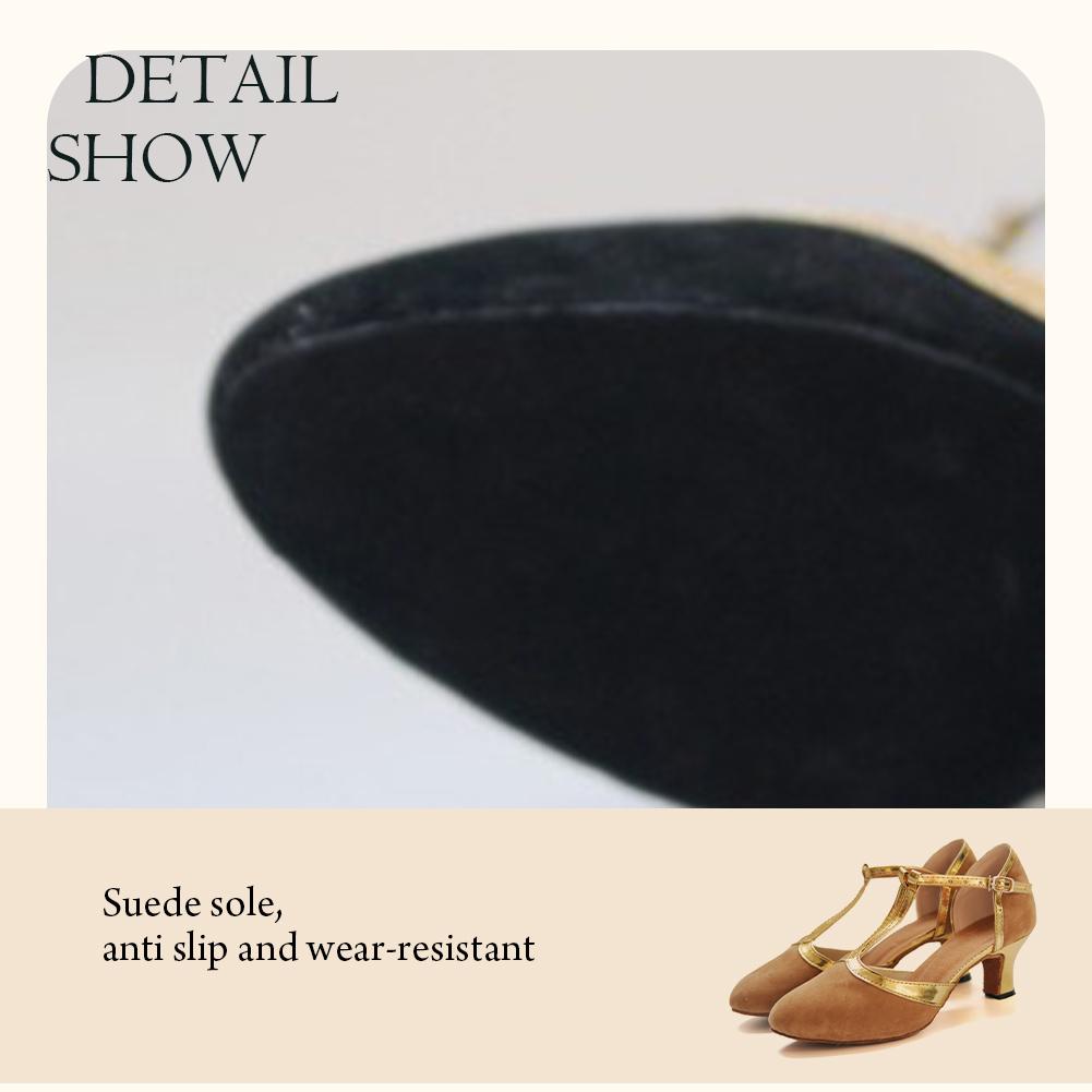 Tanzschuhe Damen Standard und Latein Geschlossene Latein-Tanzschuhe Damen 5CM Damen Salsa Latein-Tanzschuhe Tango