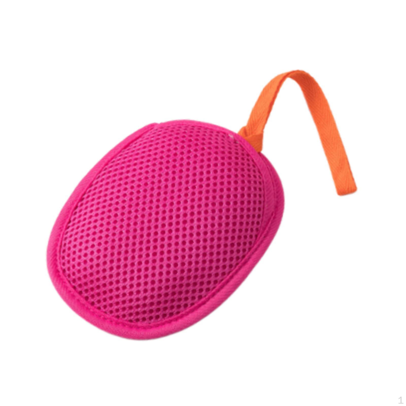 

Mesh Soap Pouch Holder Saver Bag for Vacation Gym Shower Women рожевий червоний колір