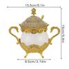 Metal Ceramic Glass Seasoning Jar Golden Spice Jar with Cover Salt Shaker Kitchen Spice Container Seasoning Bottle Storage Jars