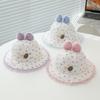 Baby Toddler Girl Fisherman Hat 50cm 1-3 Years  Spring Summer Thin Bow Sun Hat Princess Outdoor Cap UV Protection