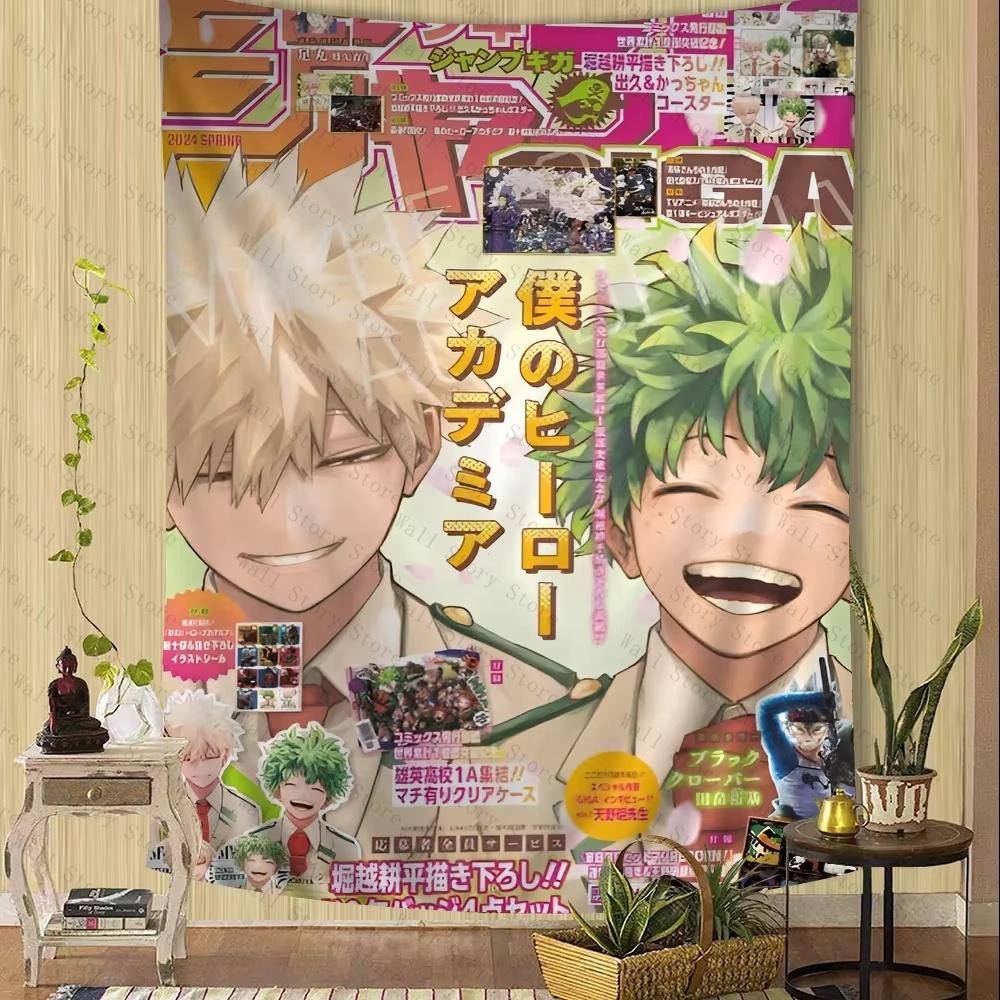 

My Hero Academia Kaminari Classic Anime Hanging Bohemian Tapestry Living Room Home Tapestry Dorm Decor Japanese Room Tapestry 74x94cm(29x37in)