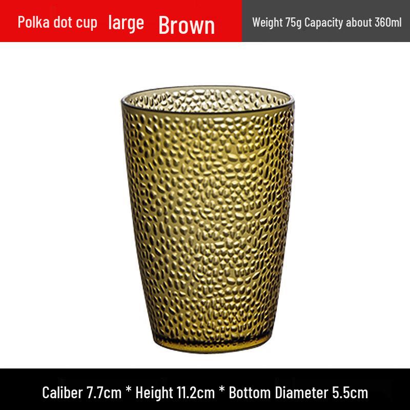 Beaded Octagonal PC Drinking Glasses