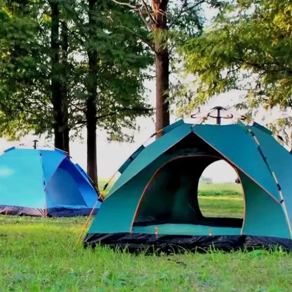 3-4 Person Pop Up Tents Waterproof Windproof Instant Tent Automatic Ultralight Portable Sun Shelter for Camping Hiking Fishing