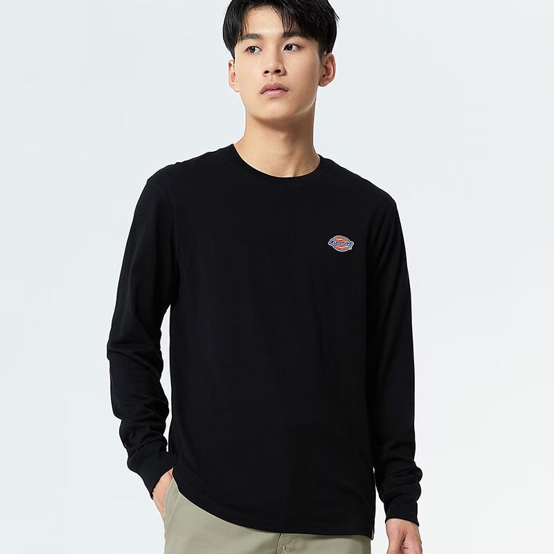 

Dickies Unisex Solid Color Pullover Sweatshirt with Small Logo M