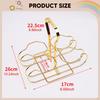Bottle Carrier Beer Holder Crate Organizer with Handle Rack Storage Basket for Countertop Picnic