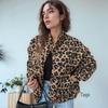 Women's Retro Leopard Print Jacket: American-European Casual Loose Fit