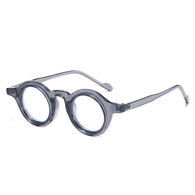 Female Reading Eyewear Eyewear Stylish Punk Mini Spectacle Gents Clear Double Round Spectacle UV400 Ladies Lens Vintage Presbyopic Presbyopic Color