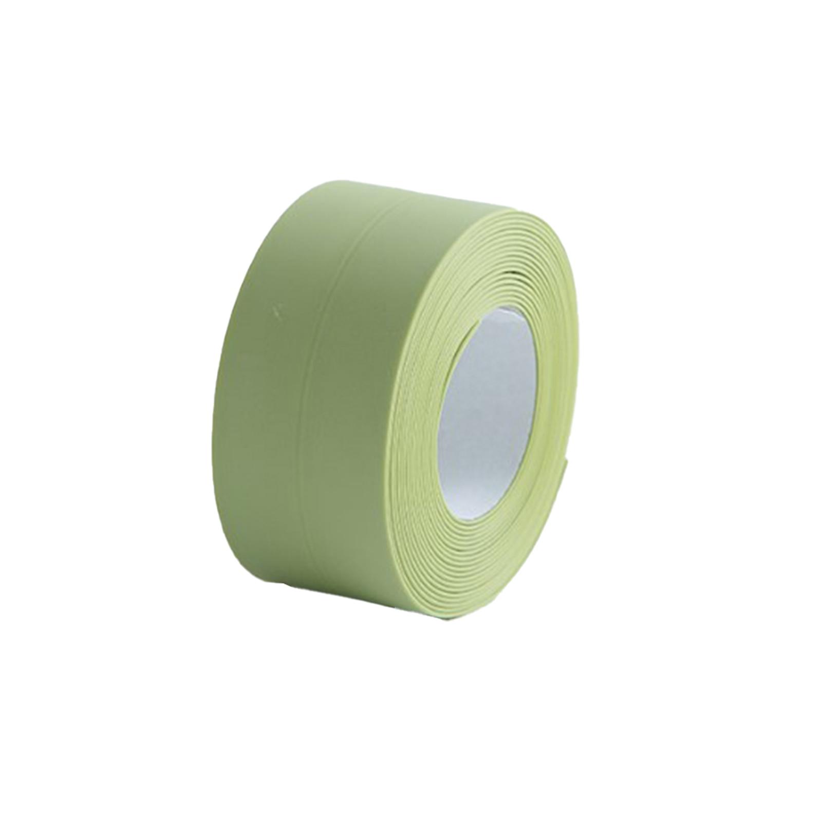 Sealing Strip 3.2mx3.8cm Sealing Strip Tape Bathroom Bath Accessories Suitable For Bathroom Long Lasting High Quality зелёный