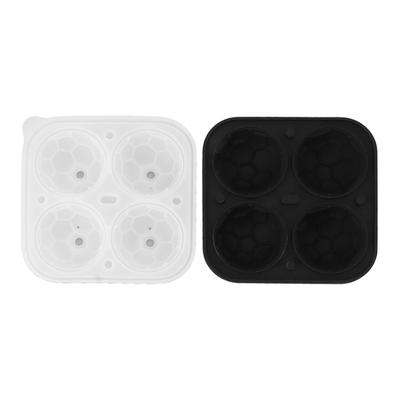2Pcs Silicone Ice Cube Molds Fun Shapes Round Sphere Ball Mold for Whiskey Cocktails Game Day
