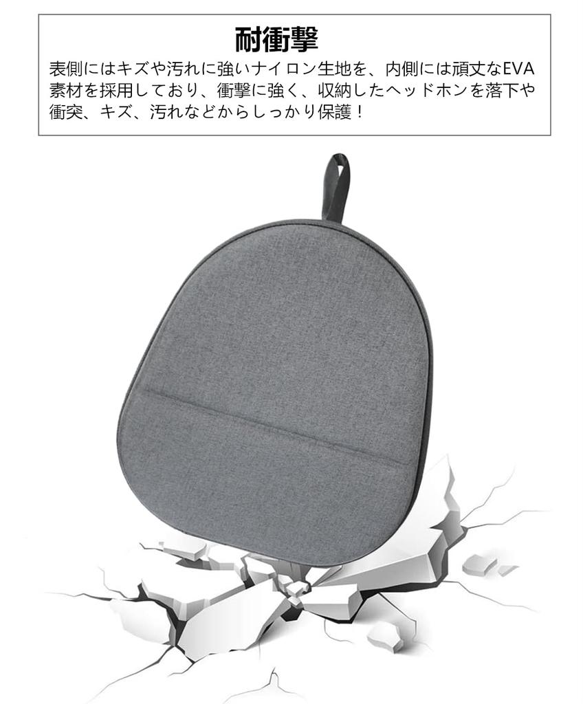 SHEAWA Case for Sony WH-1000XM5, Protective Case, Storage Bag, Shockproof EVA Hard Case, Carrying Case, Accessories