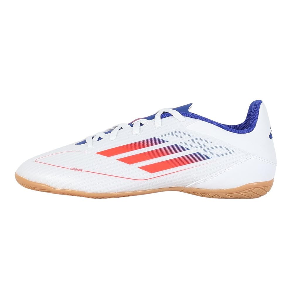 Adidas F50 Club IN Futsal Unisex Footwear Blue Size Cm Shoes, Adult, NIR10, White/Solar Red/Lucid (JH7242), 28.0