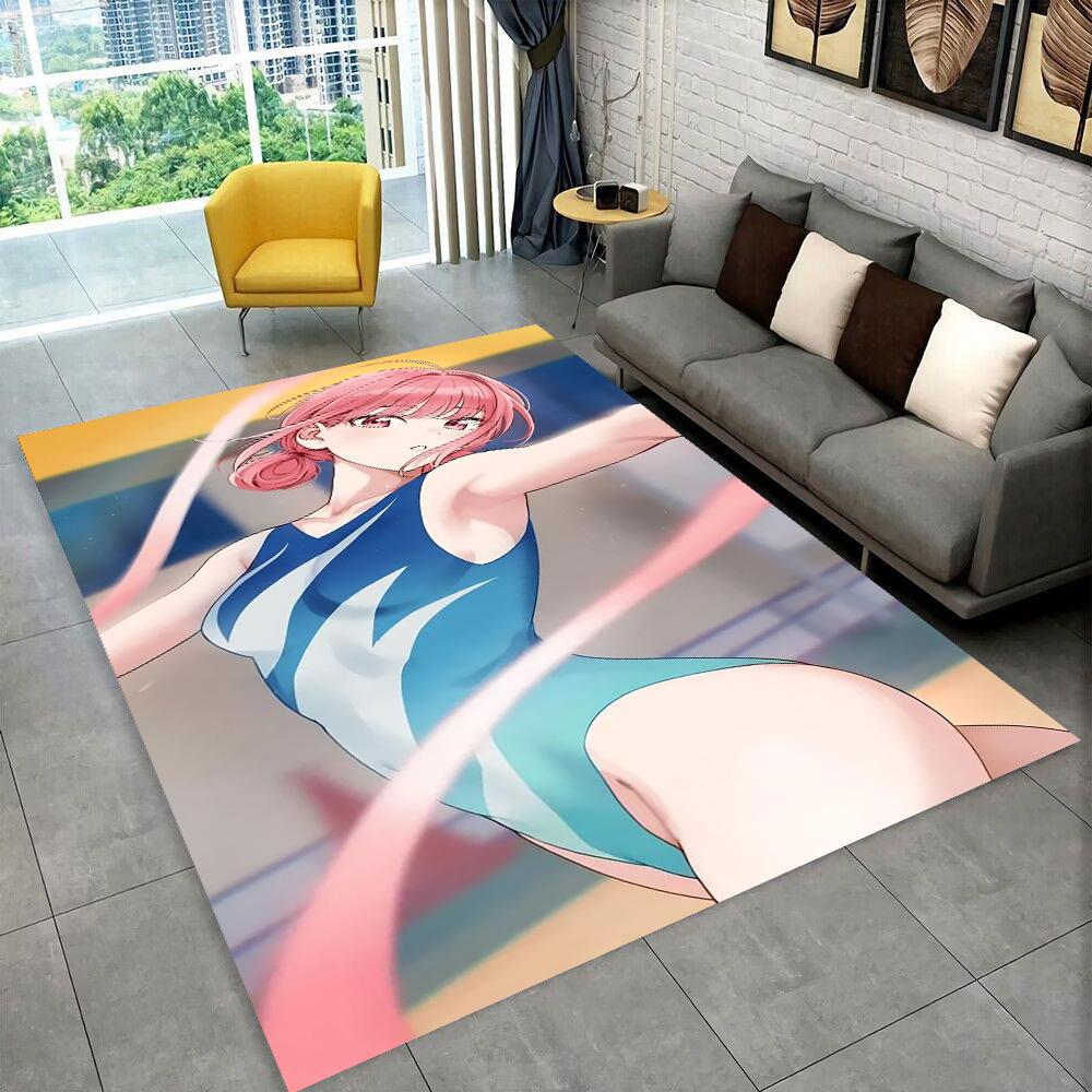 3D Cartoon Blue Box Ao No Hako Love Anime Hina Carpet Rug for Home Living Room Bedroom Sofa Doormat Decor,kid Non-slip Floor Mat