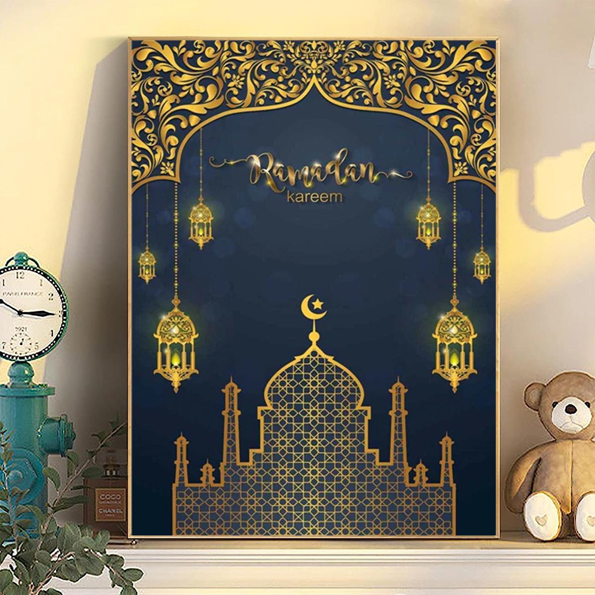 

DIY алмазная живопись Рамадан фестиваль комплект для вышивки крестом мозаика искусство алмазная живопись полный круг/квадратный алмаз украшение дома