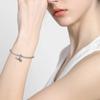 925 Sterling Silver Microphone Shape Flamingo Pink CZ Beads Fit Original Designer Charms Bracelet Bangles DIY Jewelry Making