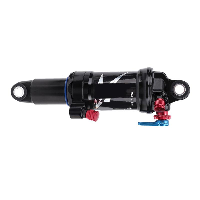Bike Rear Suspension Shock Mountain Bike Shock Absorber 165mm Steel Adjustable Damping Rear Shock Accessory Black