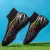 New High-top Football Shoes Long Broken Nails Men's and Women's Football Shoes Grass Student Training Shoes