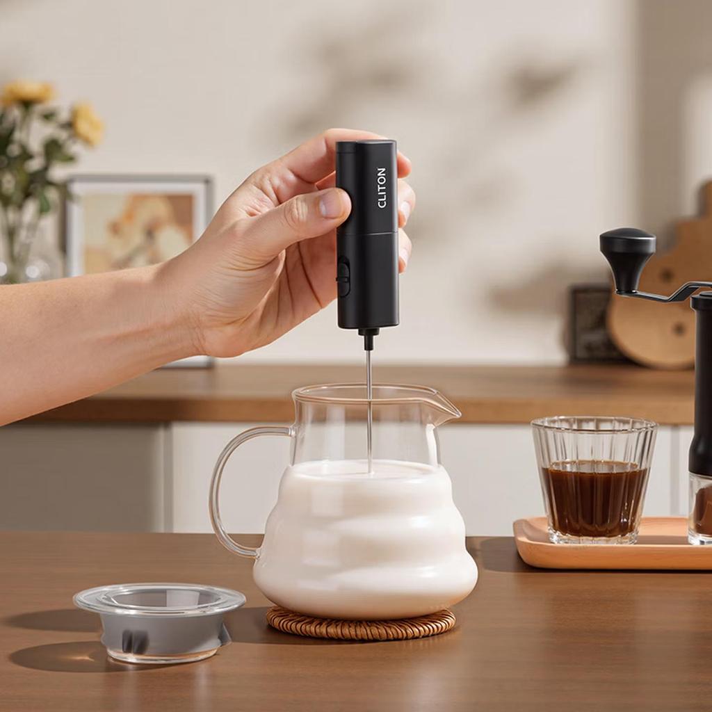 CLITON Hand-Crank Coffee Grinder Portable Manual Coffee Maker with Coffee Pot, Coffee Filter Cup And Filter Paper Set