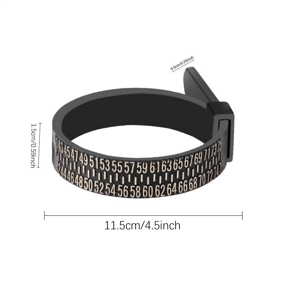 Ring Ruler Measurer Finger Coil Ring Sizing Tool UK Size US Size Measurements Ring Sizer Accessory Insert Guard Tightener Tools