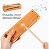 Toyvian 2 Sets of Beech Wood and Clapper Tubes with Mallets, Compact Percussion Instruments for Music Classes and Storytelling