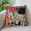 Hot Anime M-Mashle Cartoon Cushion Cover Polyester Sofa Cushions Decorative Throw Pillows Home Decoration Pillowcover