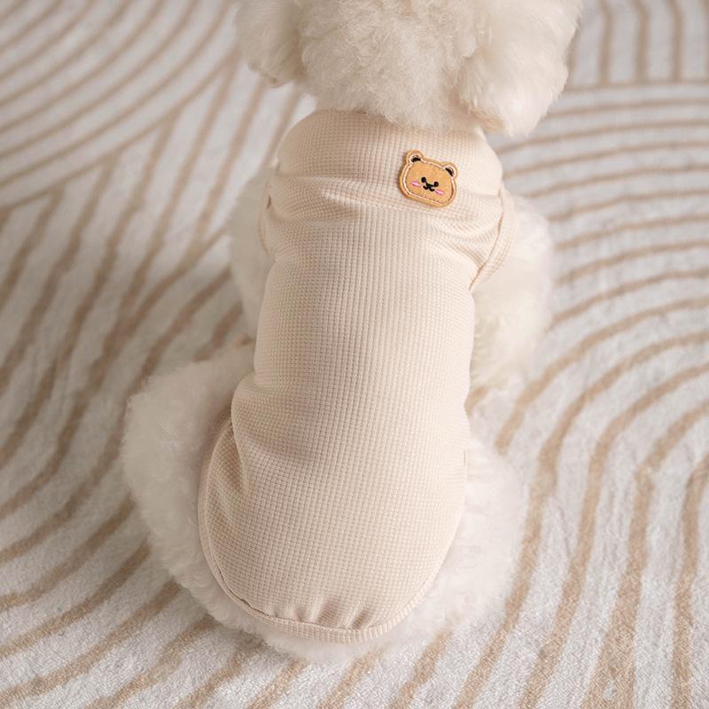 Vesta pro psy, domácí mazlíčky a kočky, oblečení ve čtyřech barvách polyesterové tkaniny, prodyšná, odolná proti potu, snadno se čistí, zábavné prohlížení