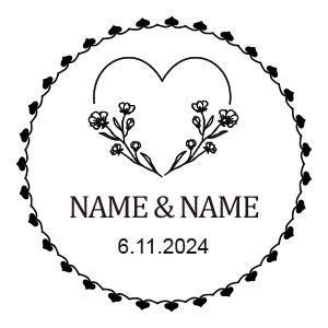 

Customized Wedding Seal Stamp for Invitation Card Letter Scrapbooking Supplies - Personalized Gift for Party Decoration