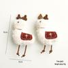 Christmas Wool Felt Ornaments: Star, Snowman, Elk & Cane