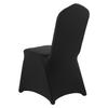 100 Pcs Black Chair Covers, Polyester Spandex Chair Cover, Stretch Slipcovers for Wedding Party Dining Banquet Flat-Front Chair Covers, Fits Chair