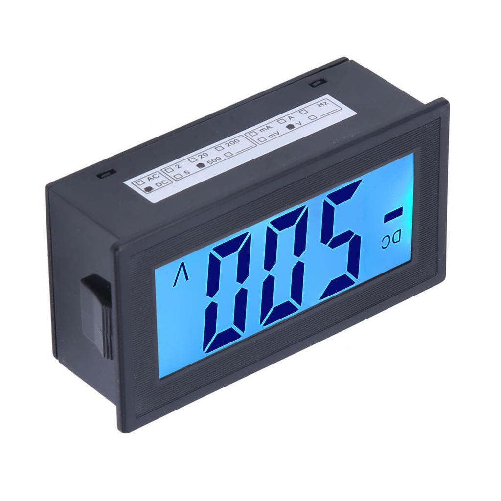 YB5135DB DC Digital Voltmeter LCD Display Voltage Meter AC100240V Power SupplyDC 0500V