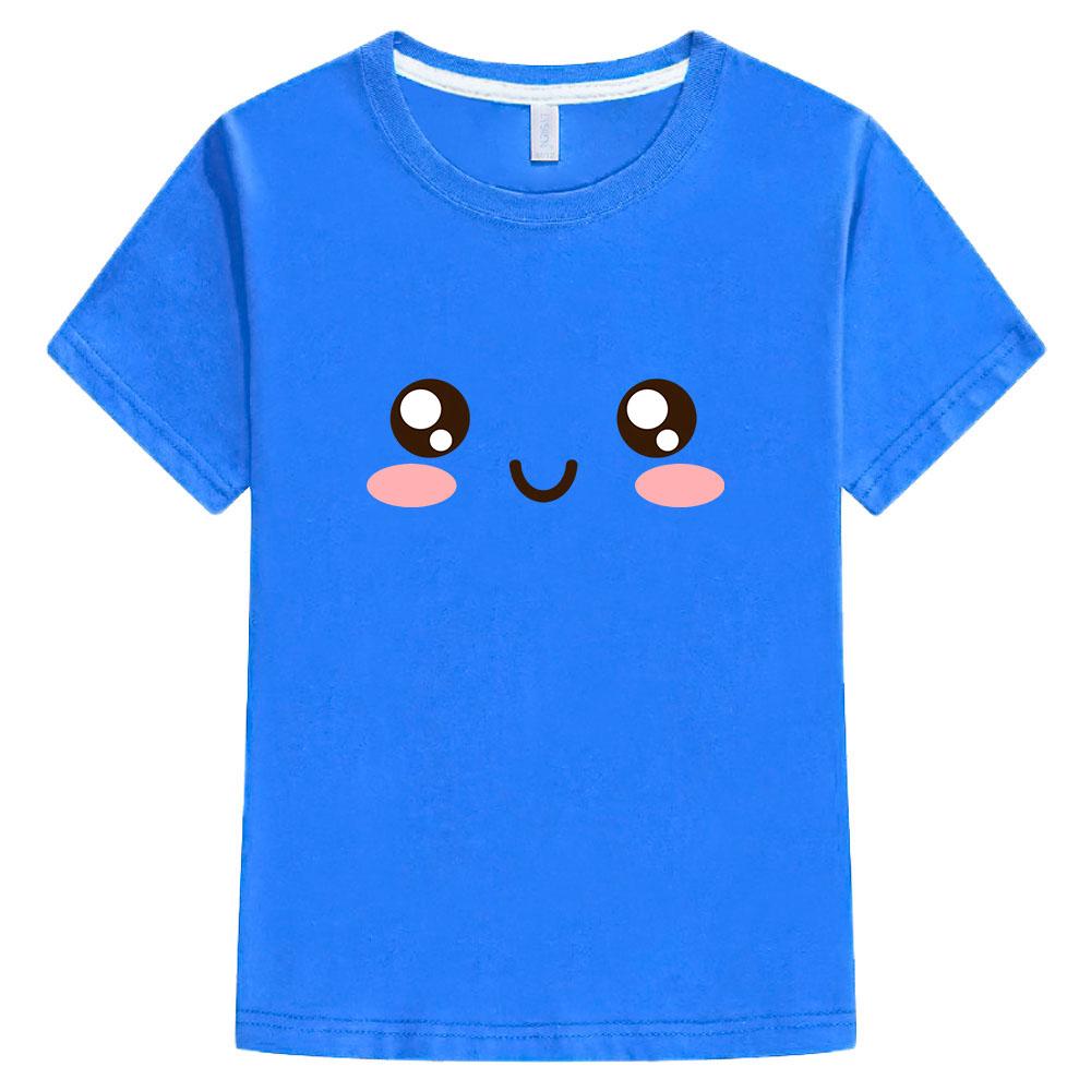 Kids Cartoon Molang and Piupiu Pattern T-shirts Girls Boy Cotton Clothes Cute Rabbit Molang Bunny Funny Unisex Tops