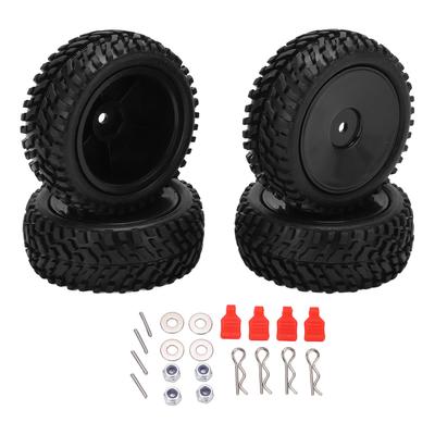 4Pcs 75mm Closed Tire 116 Wheel Tire RC Car Upgrade Parts for Wltoys 144001 114 Off Road Car