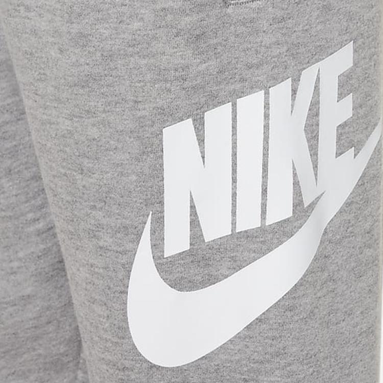 Nike Calça Esportiva de Tricô Com Logo de Letra Lateral Roupinha de Bebê Cinza FV3301-063