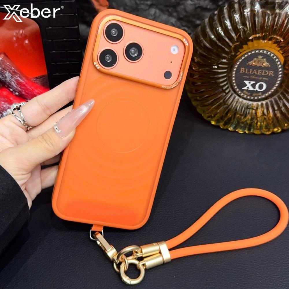 Soft Silicone Elastic Wrist Strap Lanyard Case For iPhone 16 17 Pro Max 13 15 14 Ripple Clear Shockproof Anti-loss Cord Cover