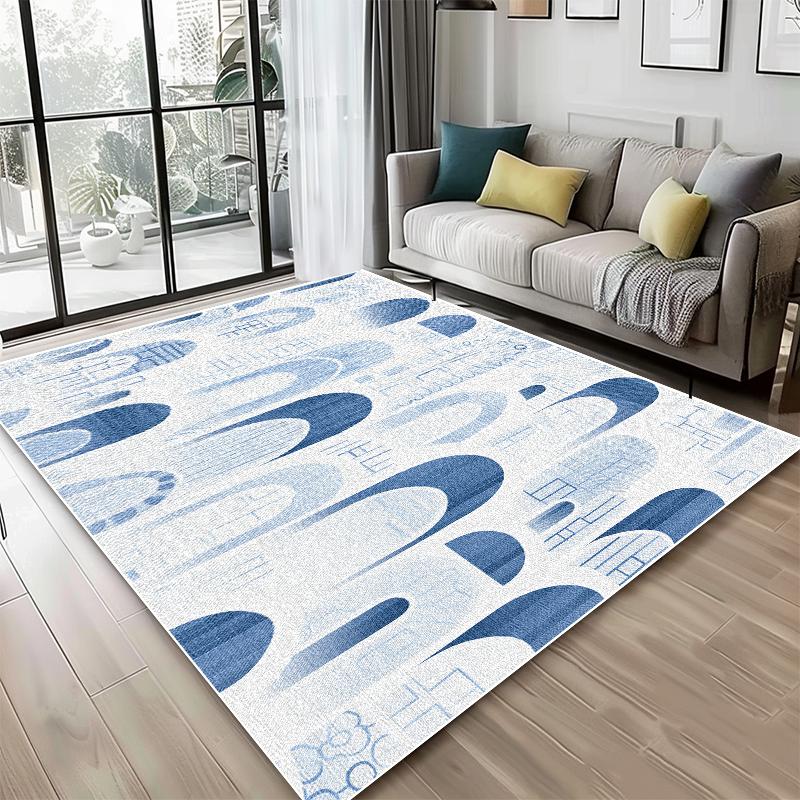 Modern Luxury Geometric Carpet Living Room Abstract Bedroom Decoration Sofa Non-slip Rug Office Balcony Coffee Tables Floor Mat