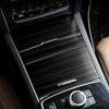 Pannello Decorativo Copertura Trim Scatola Portaoggetti Console Centrale in Acciaio Inossidabile per Mercedes Benz Classe E Coupé W207 2014-2016
